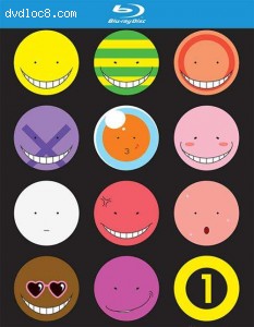 Assassination Classroom: Season 1, Part 1: Limited Edition (Blu-ray + DVD Combo) Cover