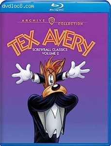 Tex Avery Screwball Classics Vol. 2 (Blu-Ray) Cover