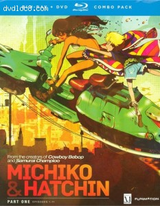 Michiko &amp; Hatchin: Complete Series - Part One - Alternate Art (Blu-ray + DVD Combo) Cover