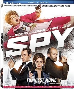 Spy (Blu-Ray + Digital) Cover