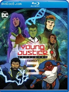 Young Justice: Outsiders: Season 3 (Blu-Ray) Cover