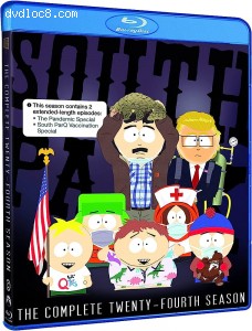 South Park: The Complete 24th Season (Blu-Ray) Cover