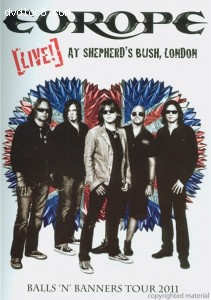 Europe: Live At Shepherd's Bush, London Cover
