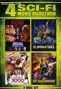 4 Sci-Fi Movie Marathon (Arena / Eliminators / America 3000 / The Time Guardian) Cover