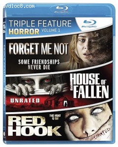 Horror Triple Feature Vol. 1 (Forget Me Not / House of Fallen / Red Hook) Cover