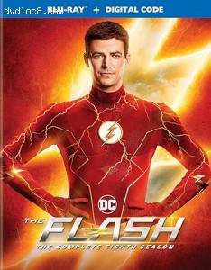 Flash: The Complete 8th Season, The [Blu-Ray + Digital] Cover