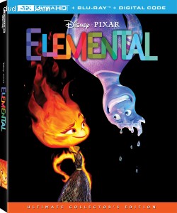 Elemental (Disney Movie Club Exclusive / Ultimate Collector's Edition) [4K Ultra HD + Blu-ray + Digital] Cover