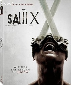 Saw X [Blu-ray + DVD + Digital] Cover