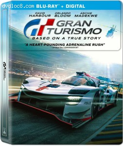 Gran Turismo (Wal-Mart Exclusive SteelBook) [Blu-ray + Digital] Cover