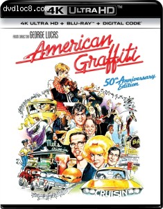 American Graffiti (50th Anniversary Edition) [4K Ultra HD + Blu-ray + Digital] Cover