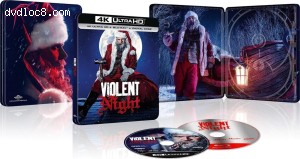 Violent Night (Best Buy Exclusive SteelBook) [4K Ultra HD + Blu-ray + Digital] Cover