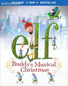 Elf: Buddy's Musical Christmas [Blu-Ray + DVD + Digital] Cover