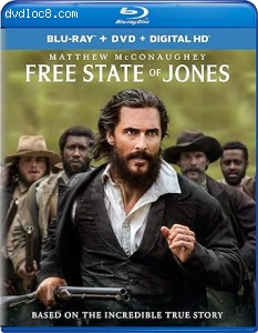 Free State of Jones [Blu-Ray + DVD + Digital] Cover
