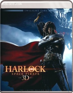 Harlock: Space Pirate 3D [3D Blu-Ray + Blu-Ray] Cover